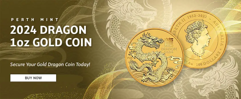 Perth Mint 2024 Dragon 1 oz Gold Coin