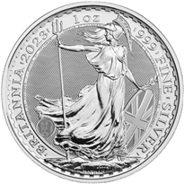 Silver Coin Britannia Queen Elizabeth II 2023 - 1 oz