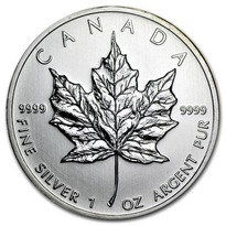 Silver Coin Canadian Maple Leaf (Random Year) - 1 oz