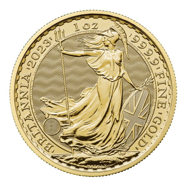 2022 1 oz Gold Britannia .9999 Gold Coin BU