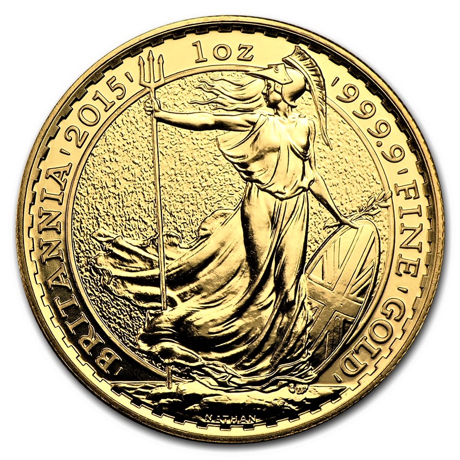 2022 1 oz Gold Britannia .9999 Gold Coin BU