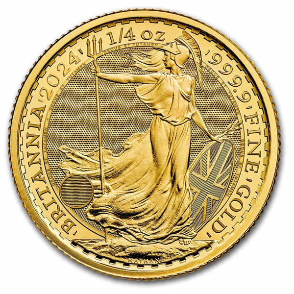 2022 1 oz Gold Britannia .9999 Gold Coin BU