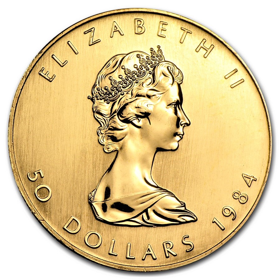2021 1 oz Canadian Gold Maple Leaf Coin