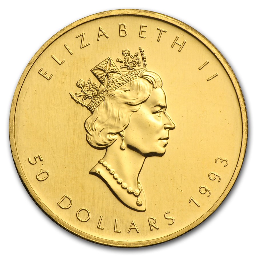 2021 1 oz Canadian Gold Maple Leaf Coin