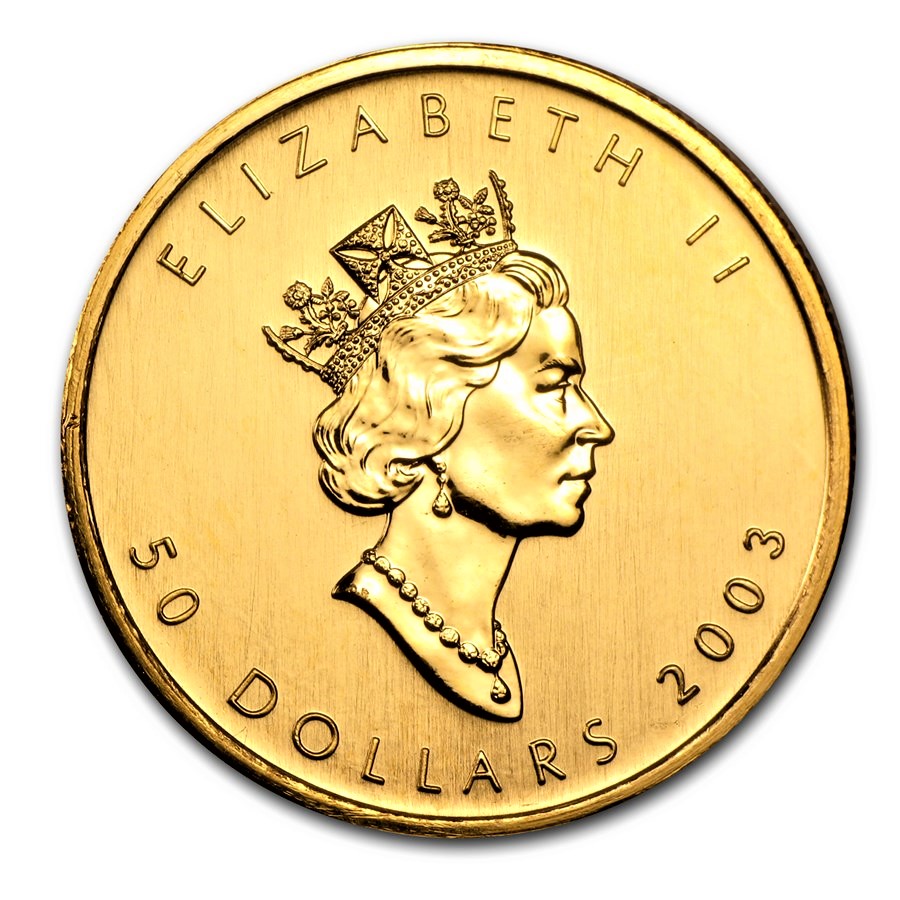 2021 1 oz Canadian Gold Maple Leaf Coin