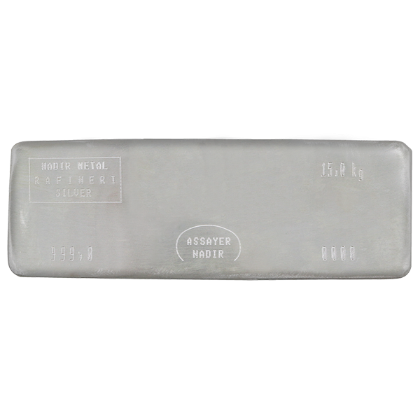 Nadir Silver Cast Bar - 15 kg
