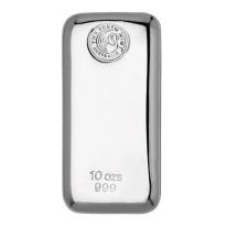 Perth Mint Silver Cast Bar - 10 oz