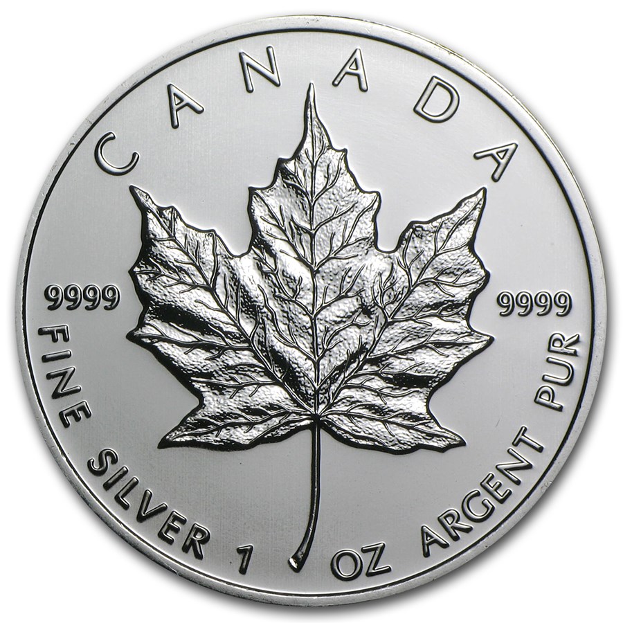 Silver Coin Canadian Maple Leaf 1985 - 1 oz | Silver Bullion