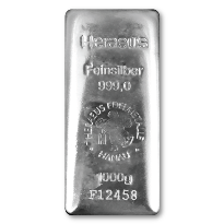 Heraeus Silver Bar - 1 kg