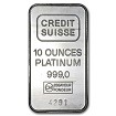Platinum Bar Credit Suisse - 10 oz