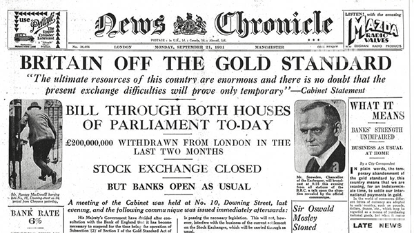 When FDR Abandoned the Gold Standard