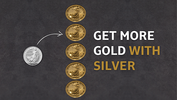 Get More Gold By Buying Silver Now