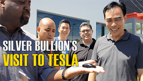 Silver Bullion's Visit to the Tesla Showroom
