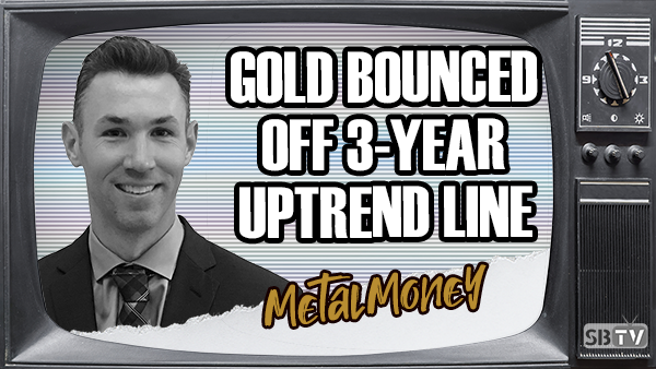 10 Mins with Steve Penny: Gold Bounced Off Major 3-Year Uptrend Line, Is The Bottom In?