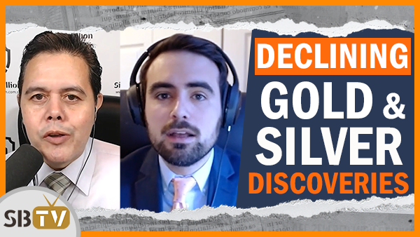 Tavi Costa - Gold and Silver Discoveries Declining