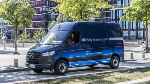 Amazon is buying a fleet of all-electric vans from Mercedes-Benz