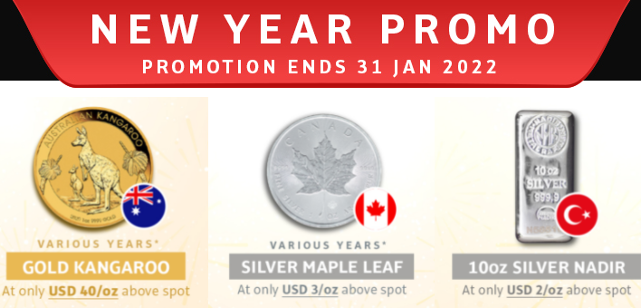 New Year Promotion for Gold & Silver!