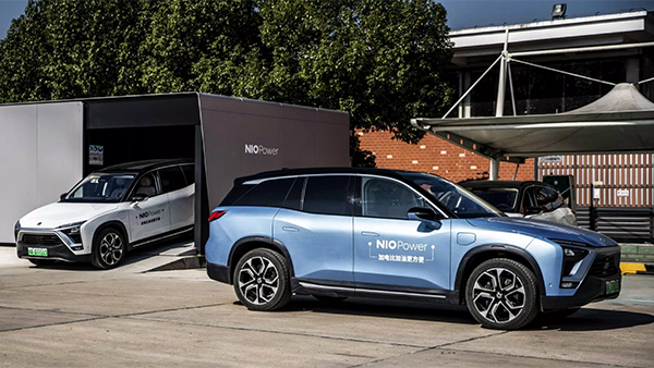 Nio deploys 18 battery swap stations covering 2,000+ km expressway