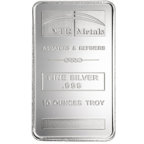 Ntr Silver Bar 10 Oz Bullion Ntr Silver Bar 10 Oz Bullion