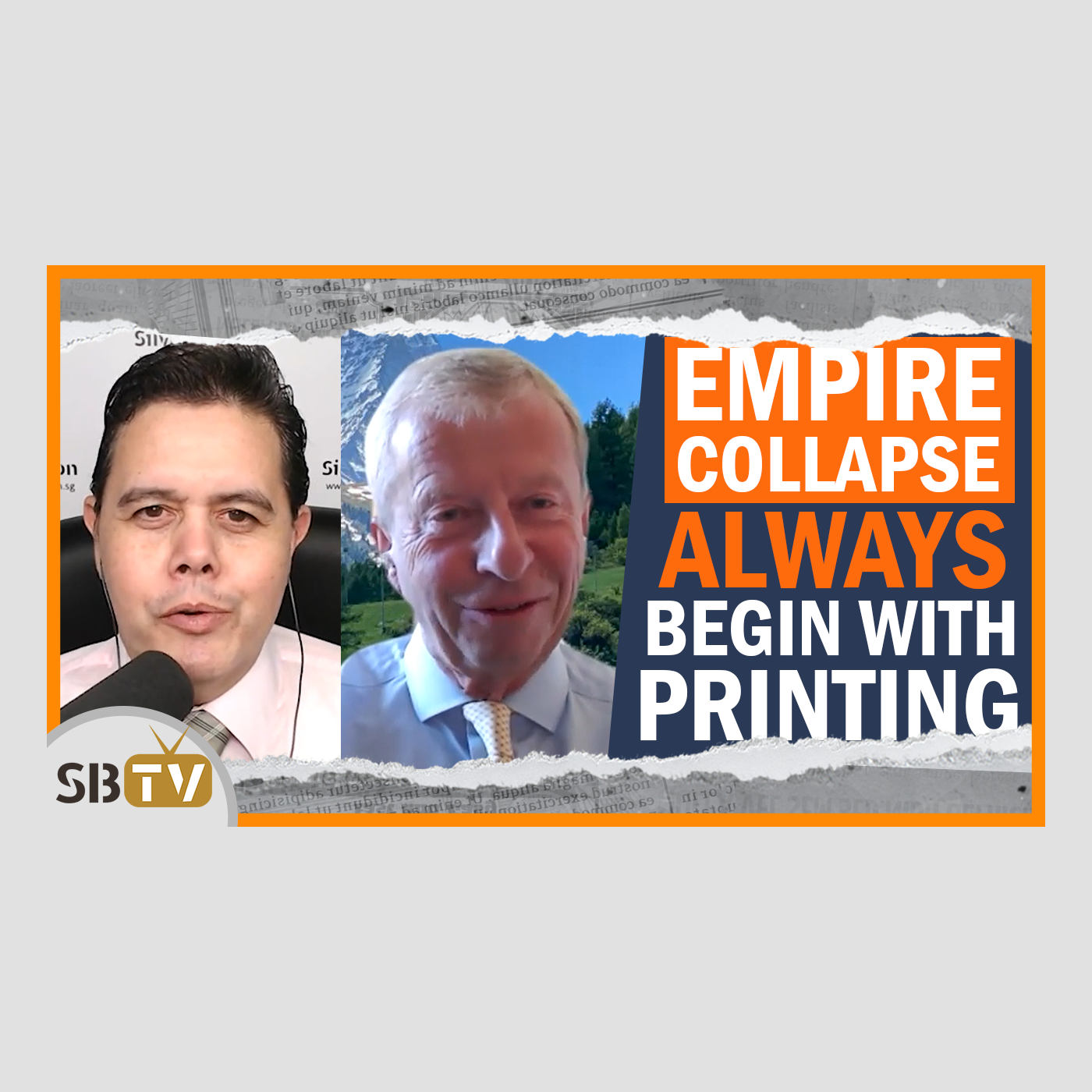 185 Egon von Greyerz - End of the US Empire and Collapse ALWAYS Begin With Money Printing