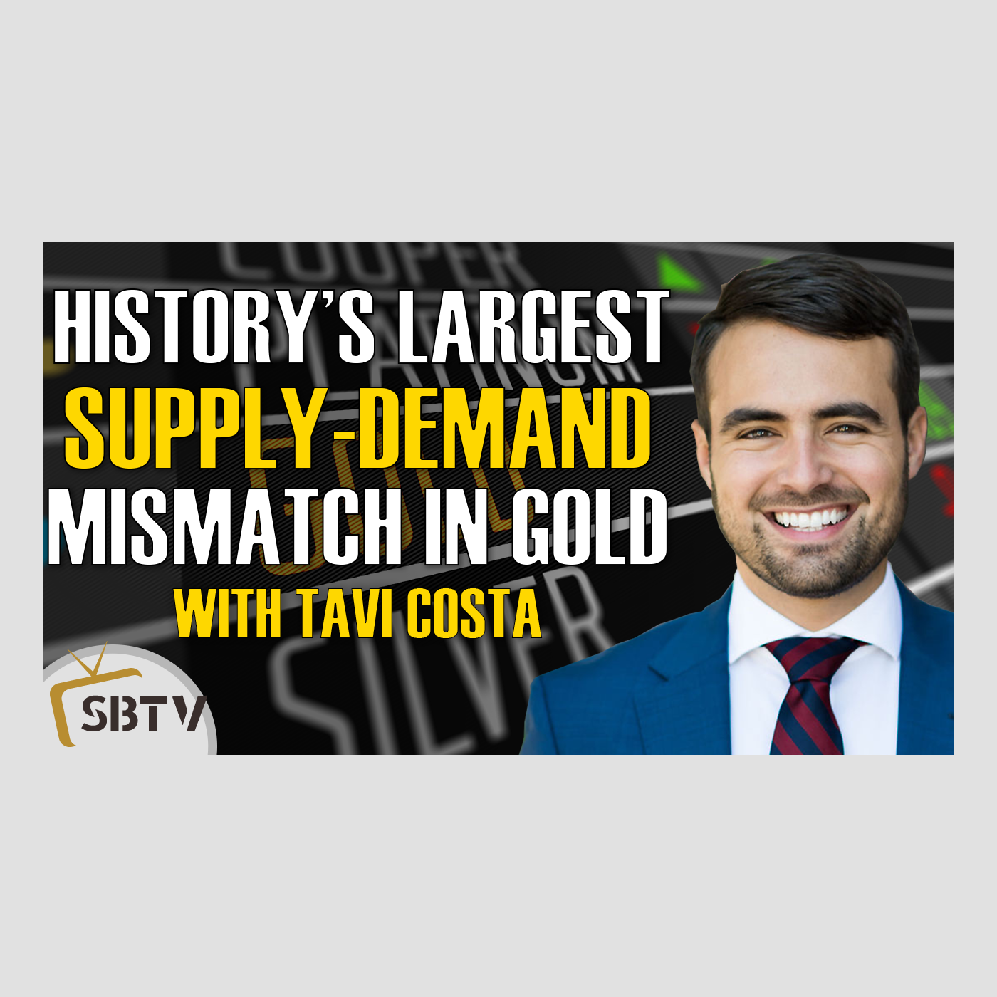 141 Tavi Costa - We're Seeing the Largest Gold Supply-Demand Mismatch in History